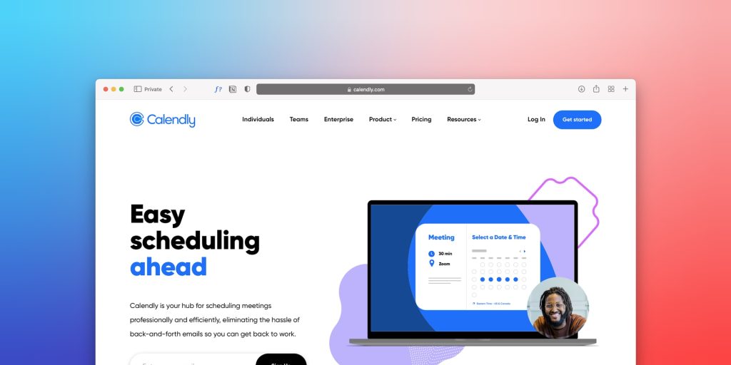 Smart scheduling tool: Calendly