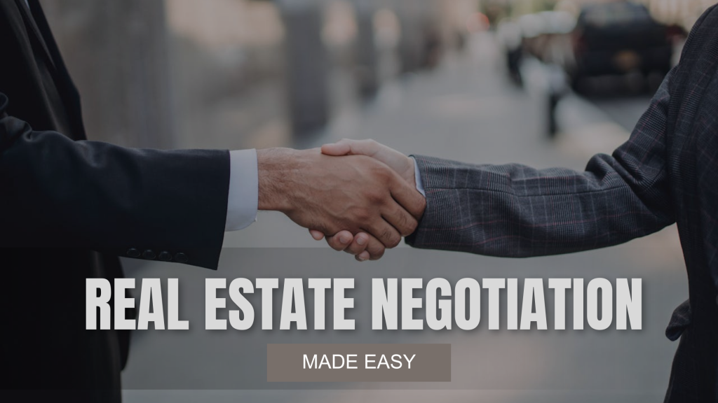 Real Estate Agents closing a deal